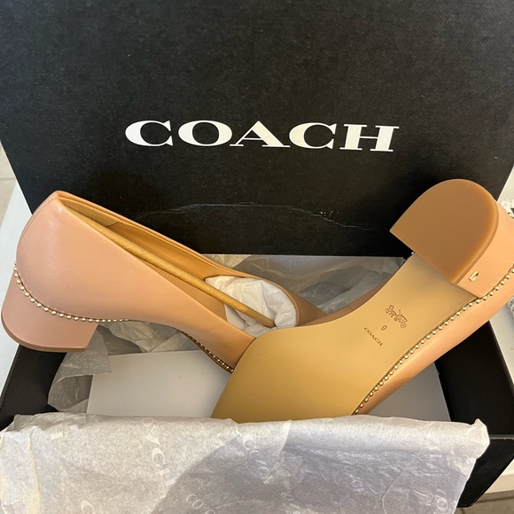 Coach Wedge Dress Shoes with “C” pointed toe - Picture 2 of 4